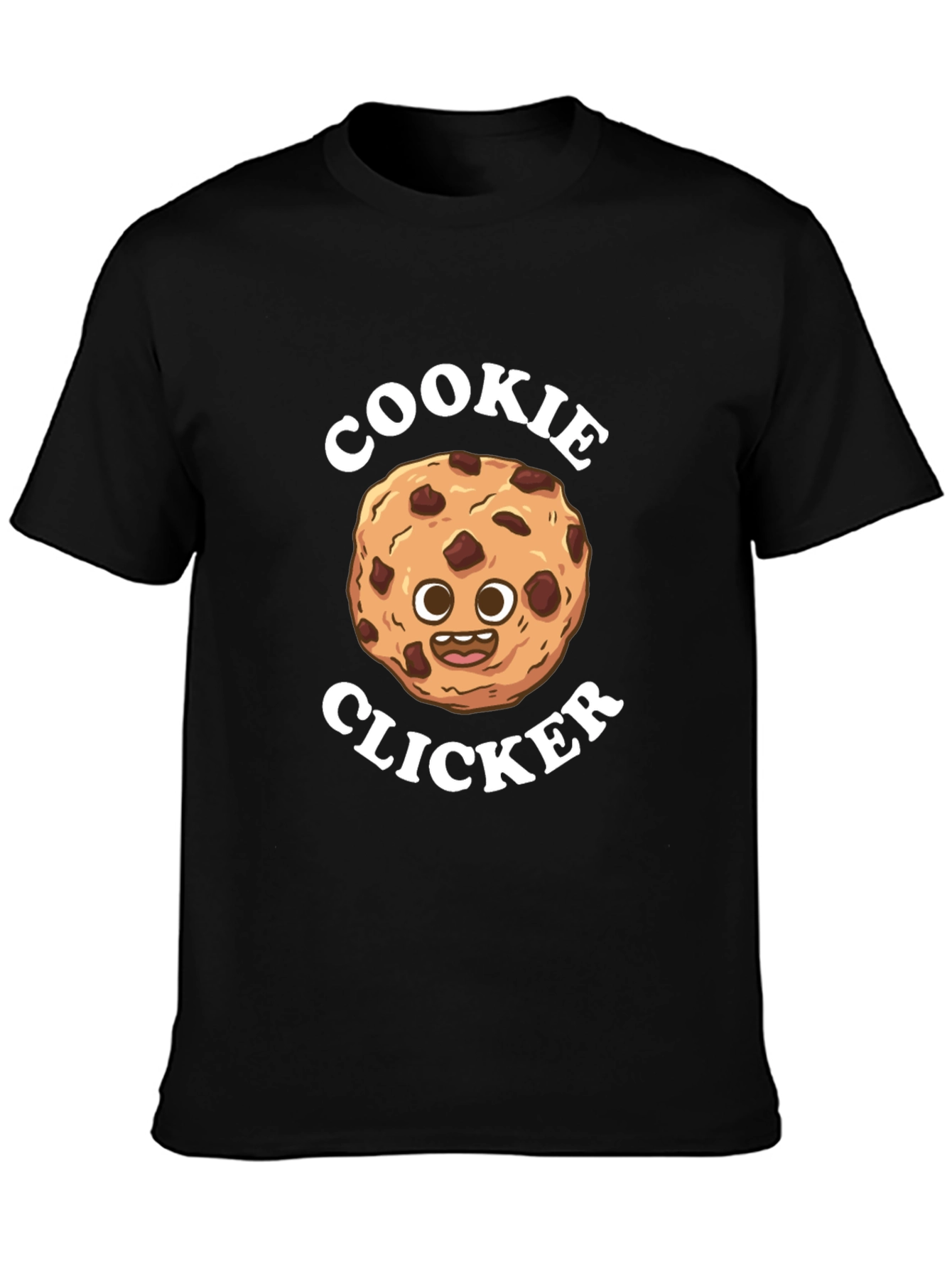 Cookie Clicker Cartoon T-Shirt - Fun Novelty Tee