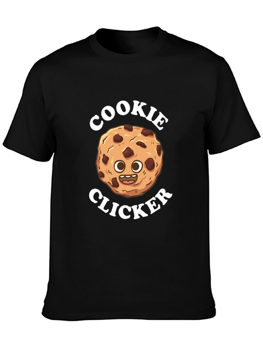 Cookie Clicker Cartoon T-Shirt - Fun Novelty Tee