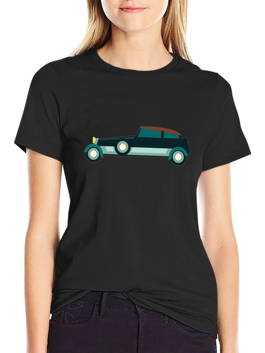 Classic Car Graphic Tee - Black