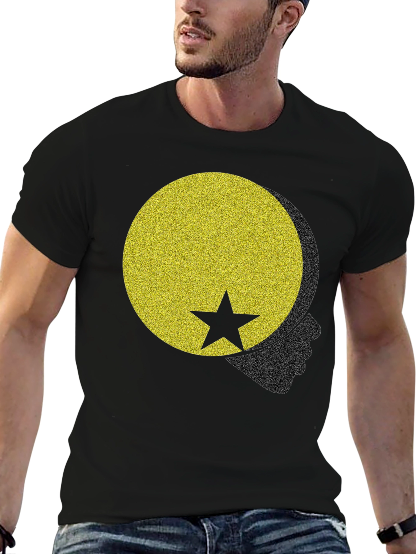 Graphic Print Crew Neck T-Shirt