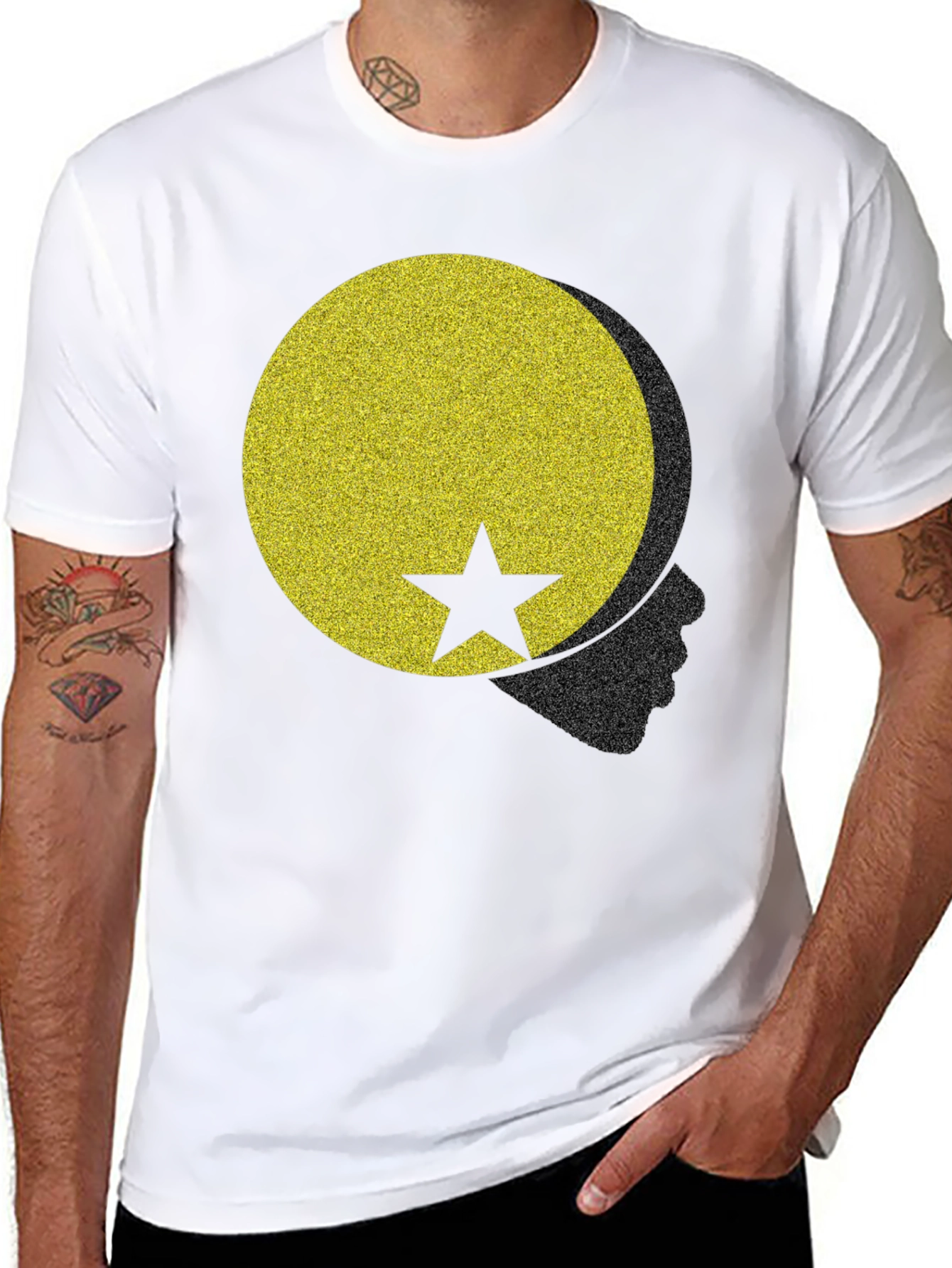 Graphic Print Crew Neck T-Shirt
