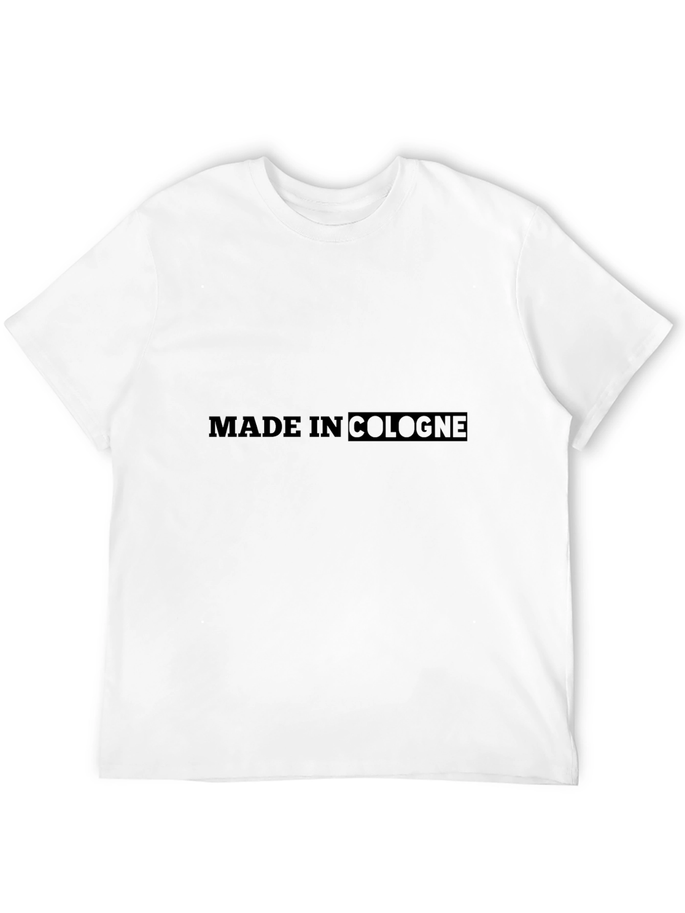 Made in Cologne Black T-Shirt - Stylish City Pride