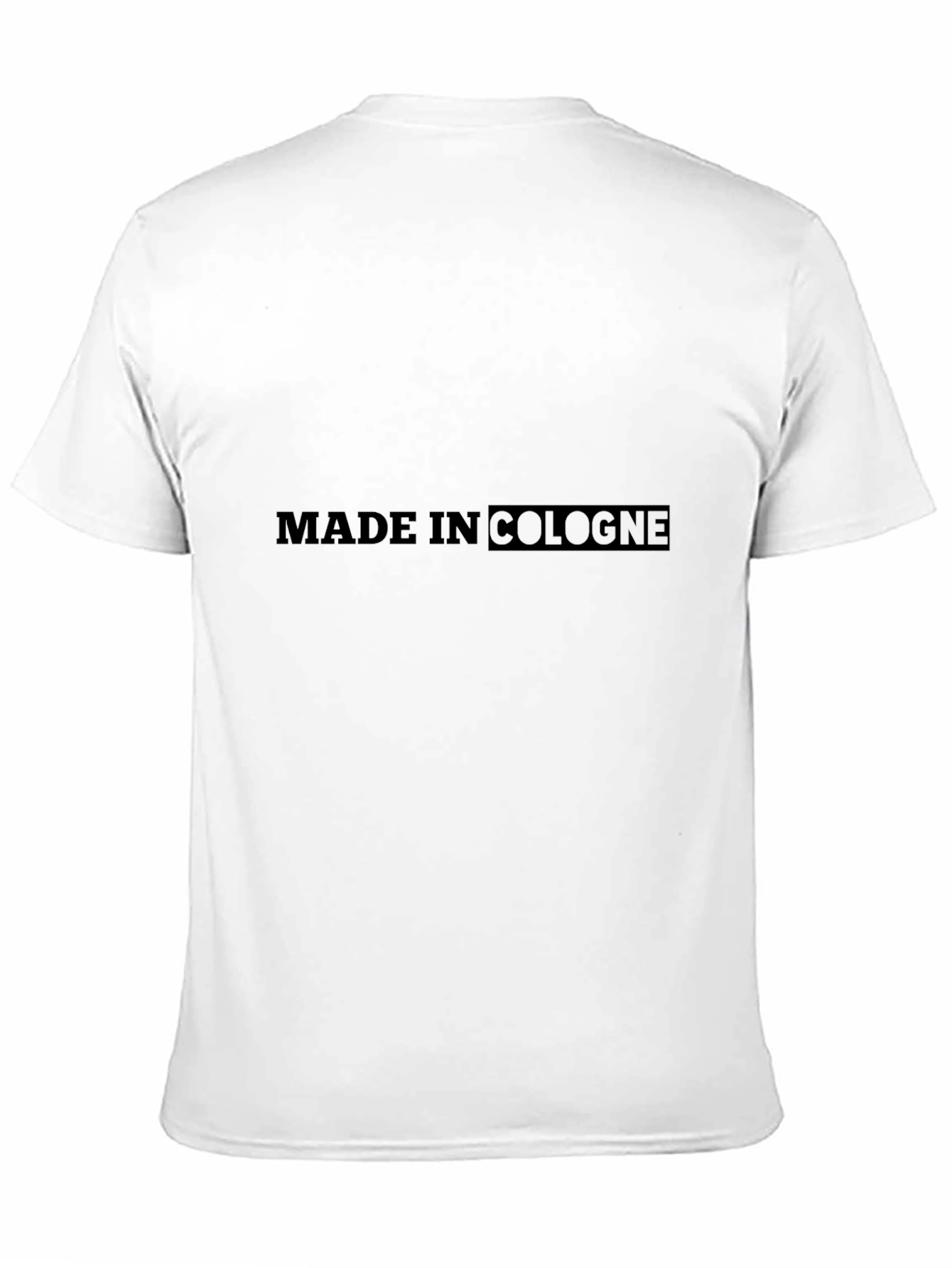 Made in Cologne Black T-Shirt - Stylish City Pride