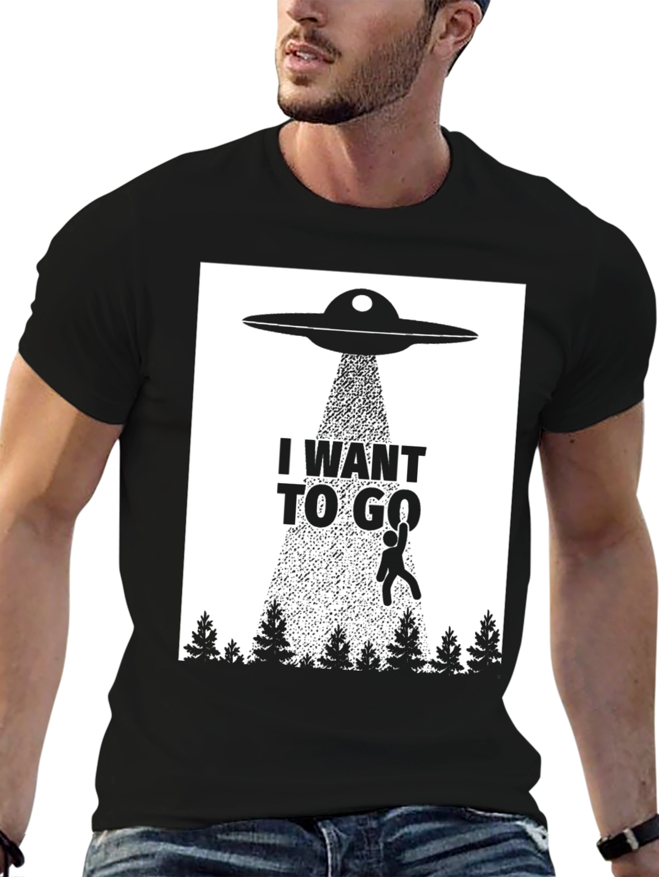 I Want To Go UFO Abduction T-Shirt