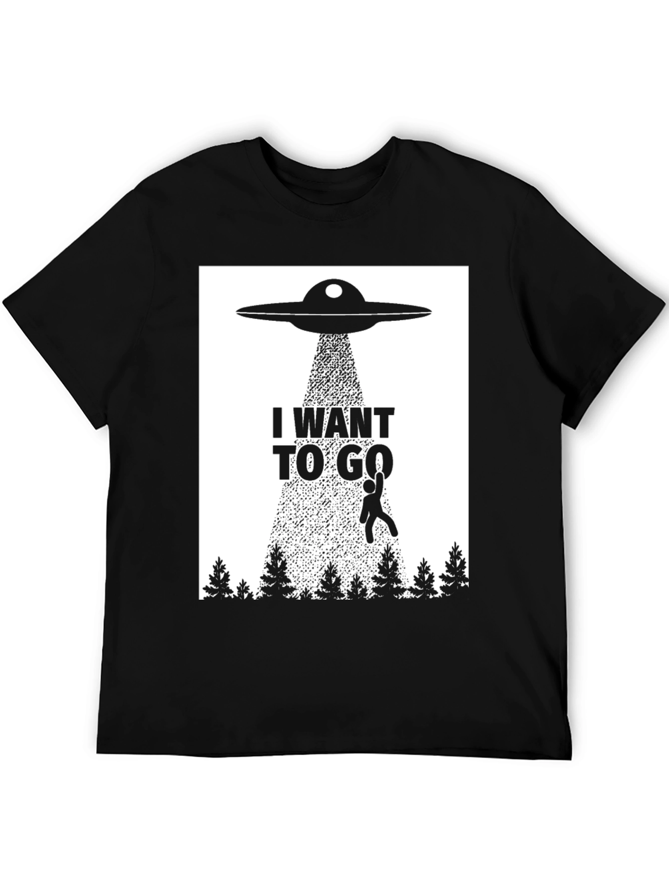 I Want To Go UFO Abduction T-Shirt