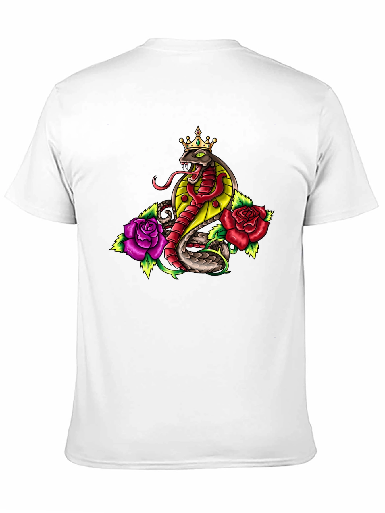 King Cobra Rose Tattoo Graphic Tee