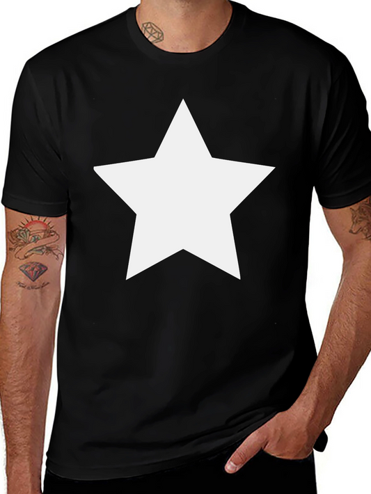 Bold Star Graphic Black T-Shirt