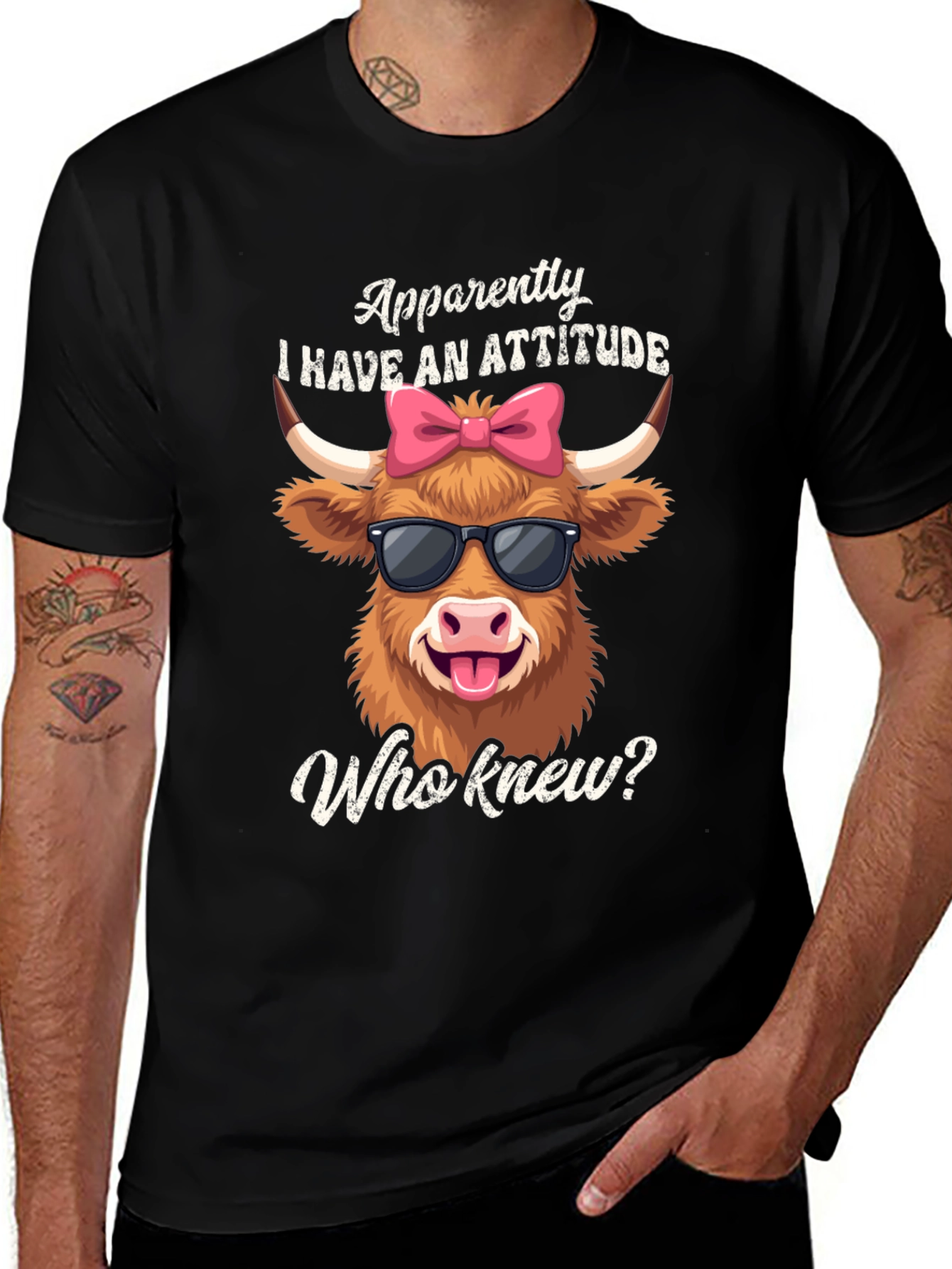 Attitude Cow T-Shirt