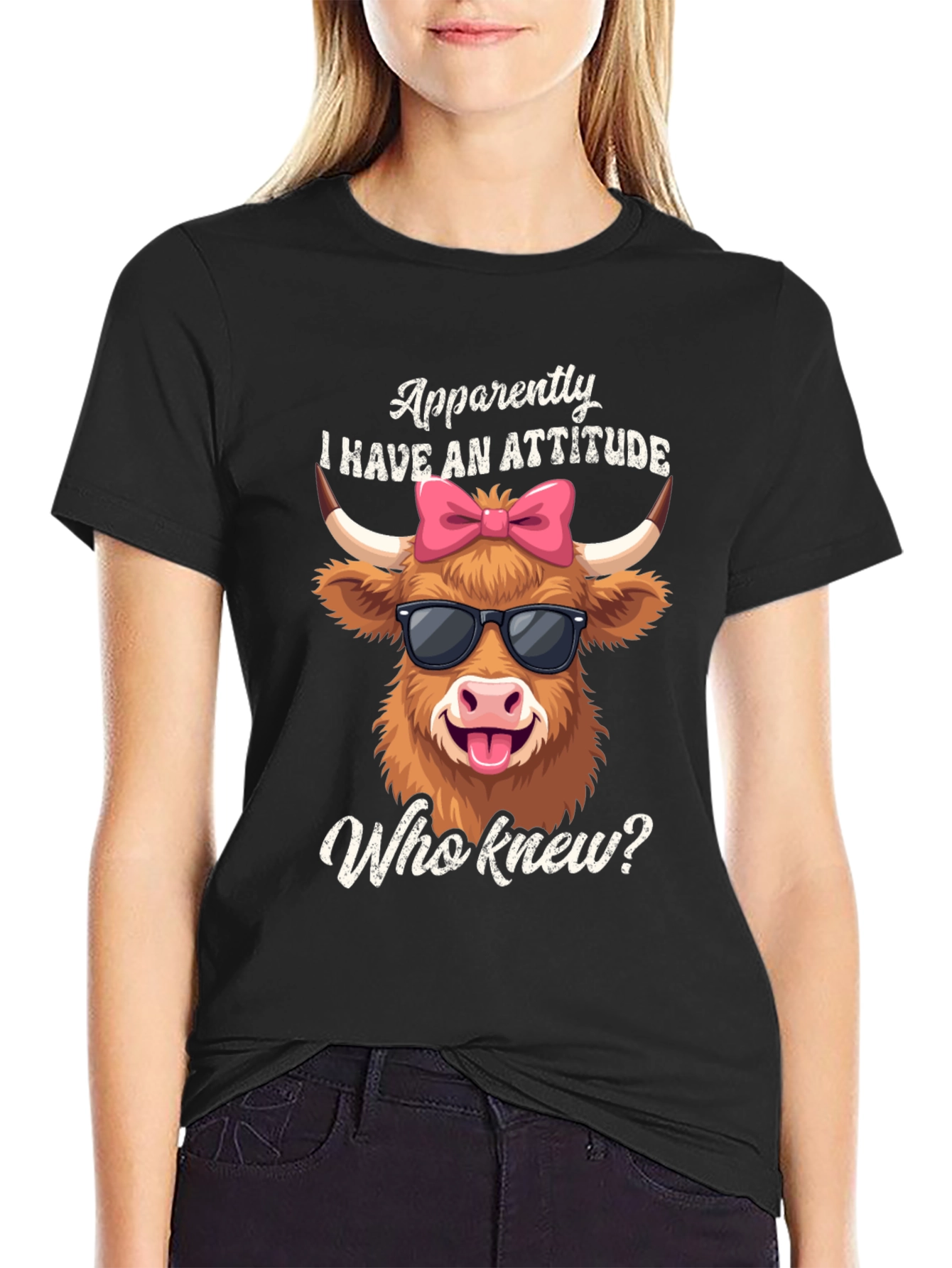 Attitude Cow T-Shirt