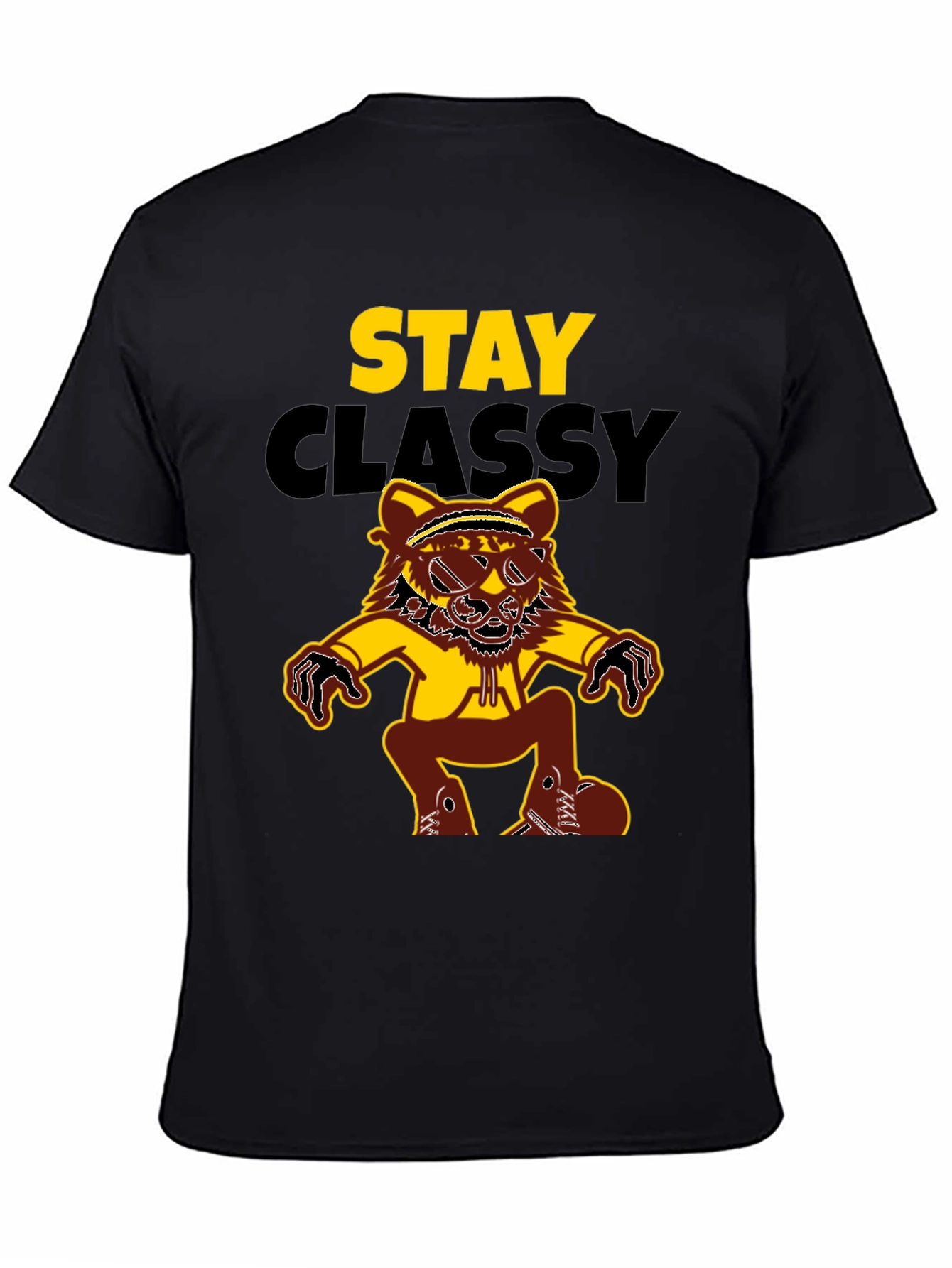 Stay Classy Graphic Tee - Funny Animal T-Shirt
