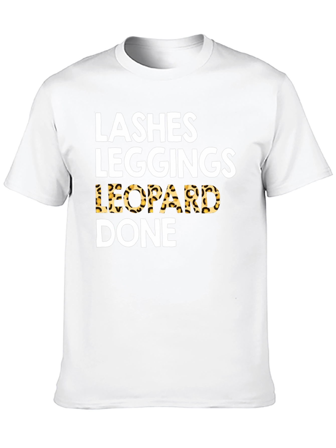 Lashes Leggings Leopard Done Tee