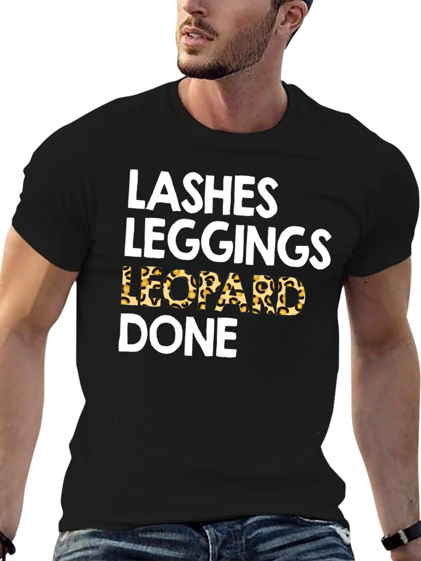 Lashes Leggings Leopard Done Tee