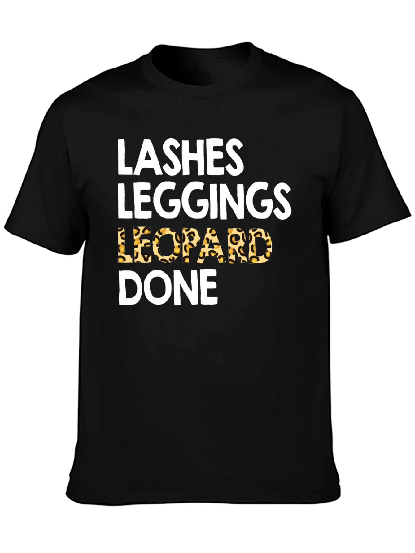 Lashes Leggings Leopard Done Tee
