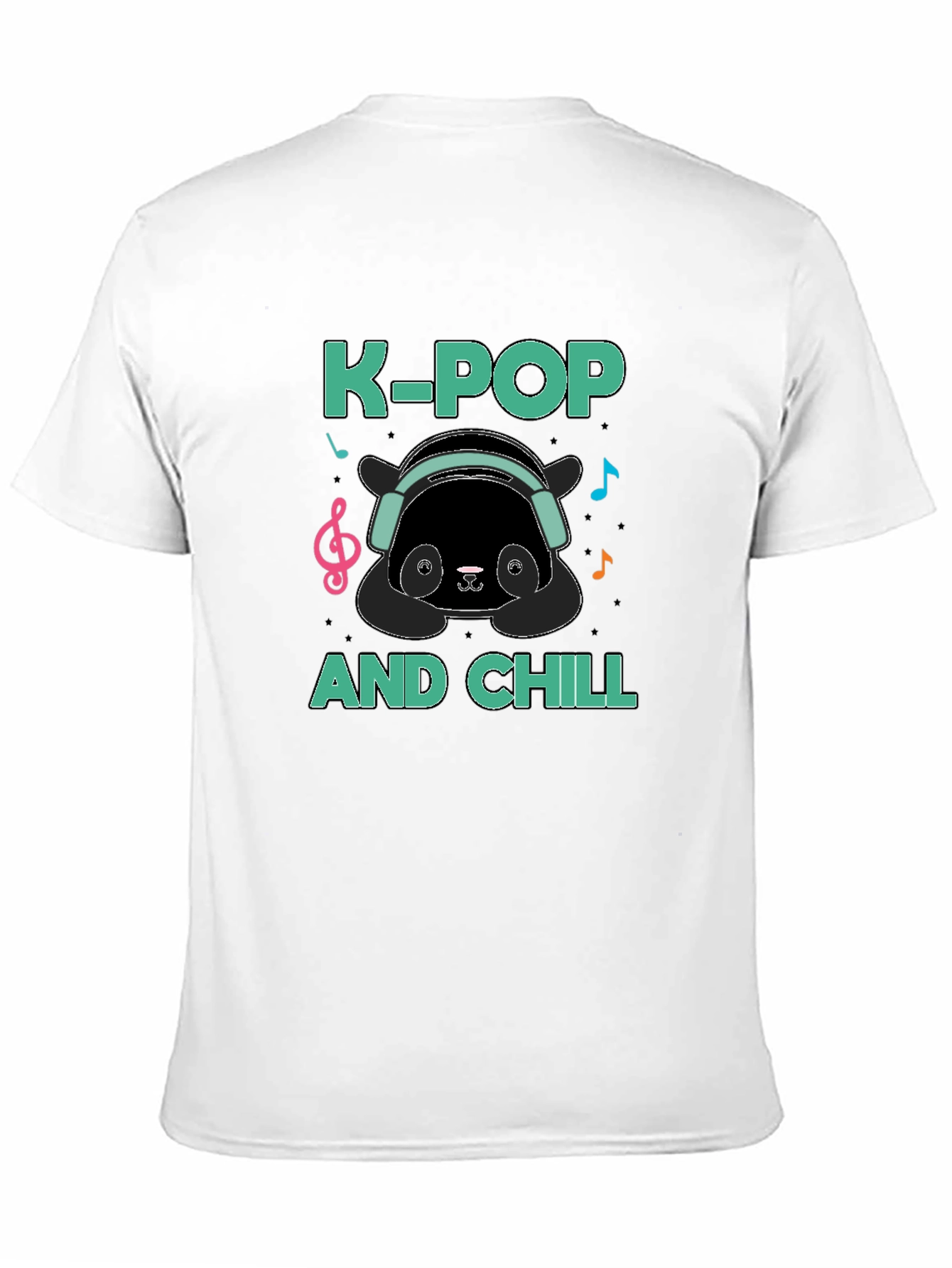 K-Pop and Chill Panda T-Shirt