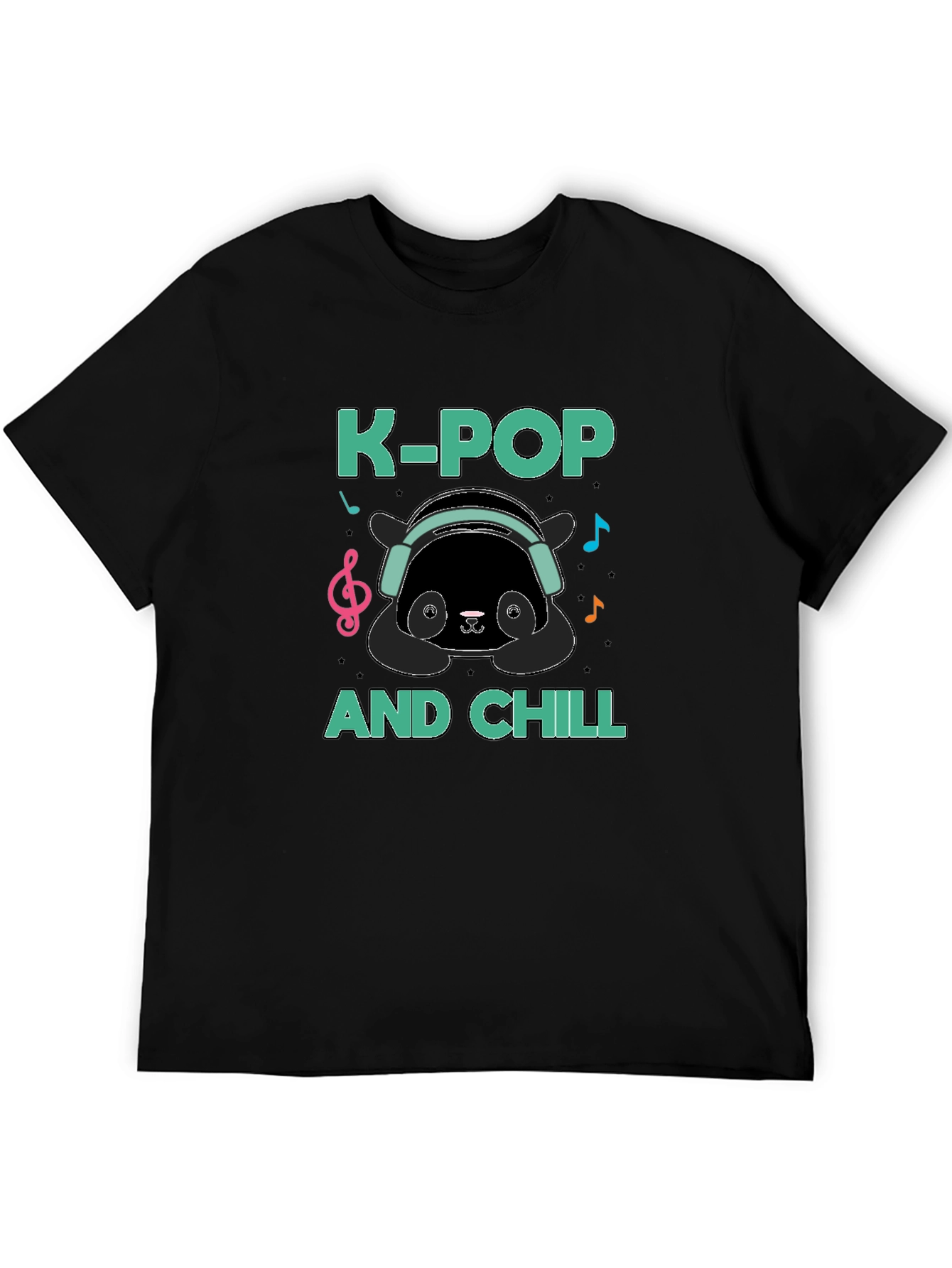 K-Pop and Chill Panda T-Shirt