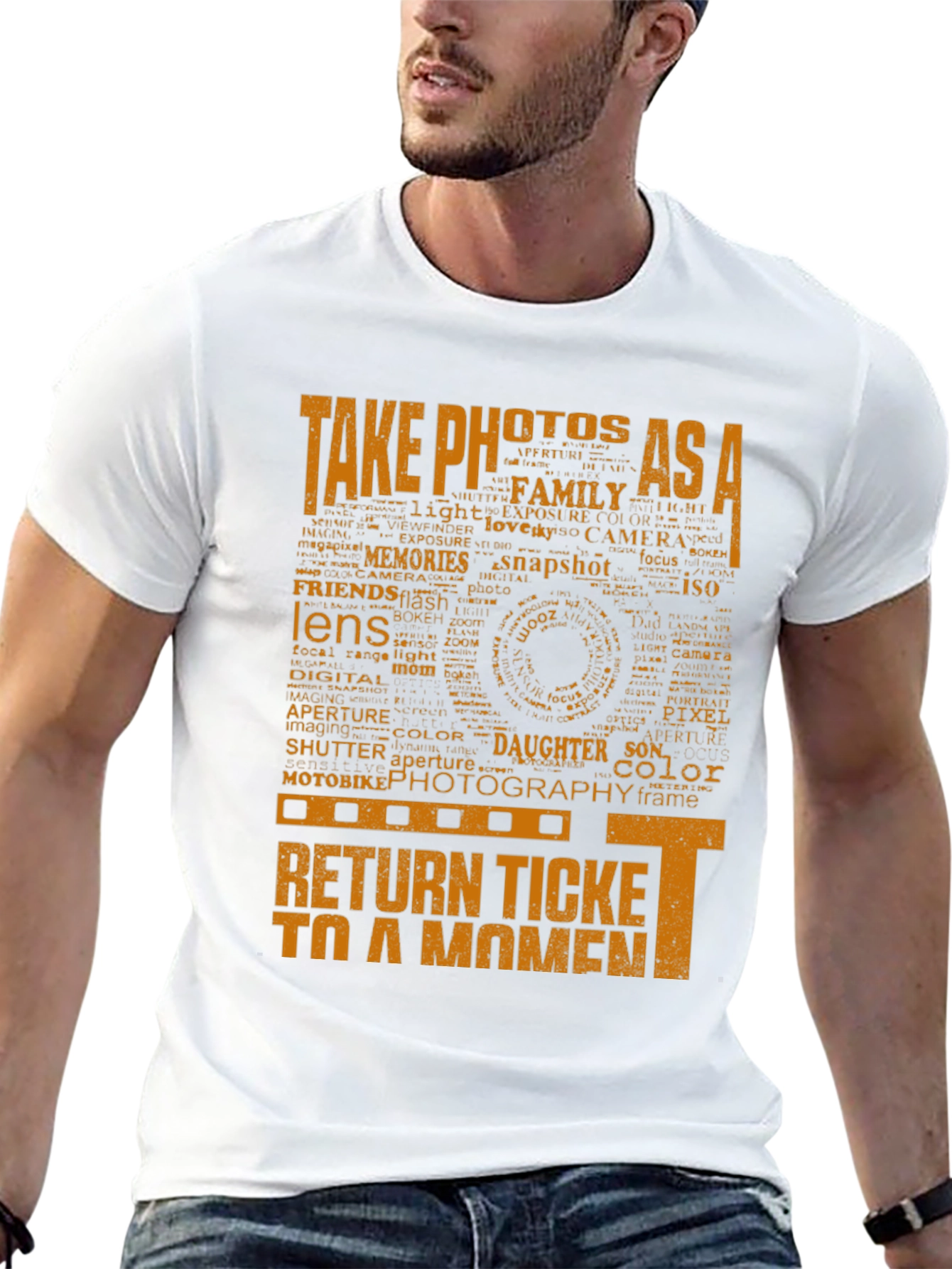Photography Word Art Graphic T-Shirt