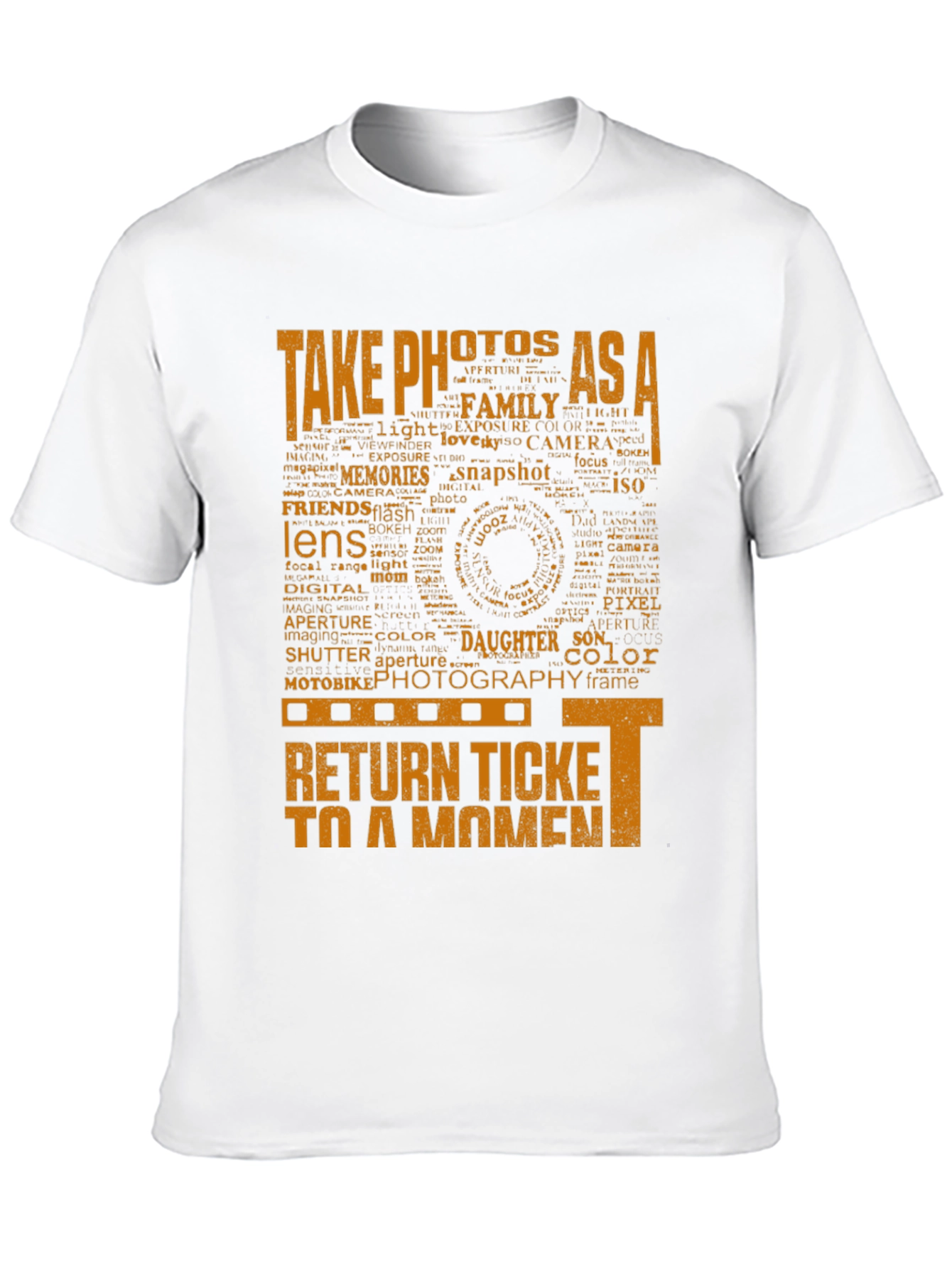 Photography Word Art Graphic T-Shirt