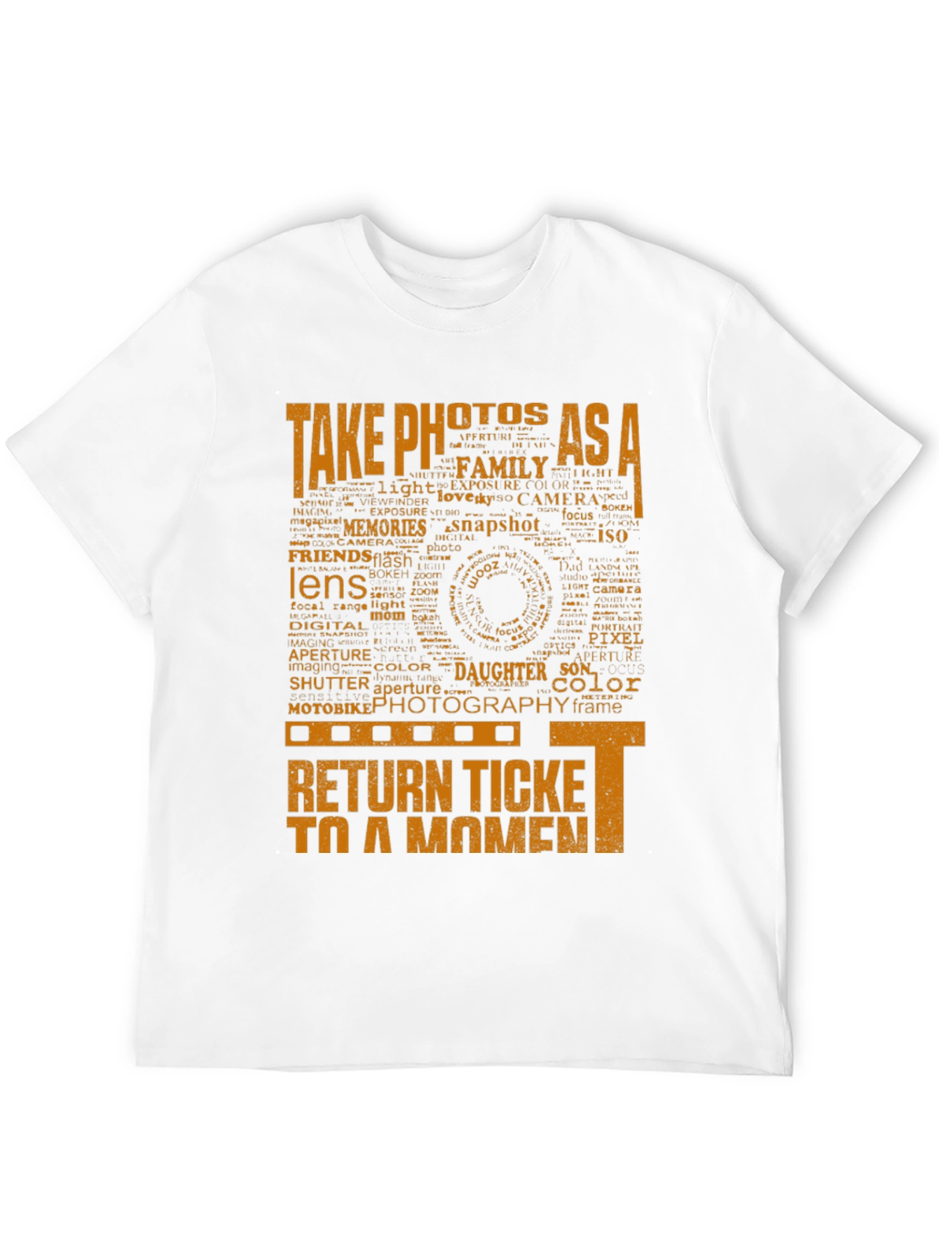 Photography Word Art Graphic T-Shirt