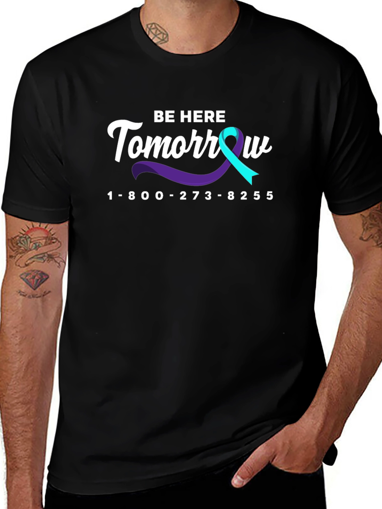 Be Here Tomorrow Suicide Awareness T-Shirt