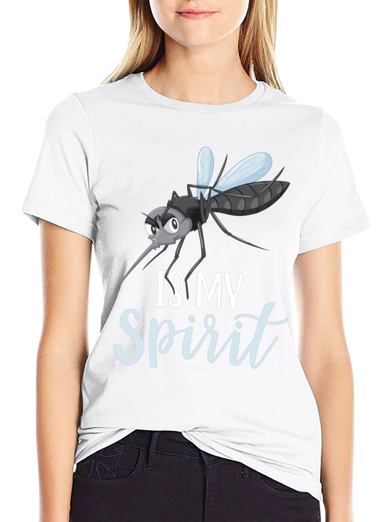 Mosquito Spirit Animal Funny Graphic T-Shirt