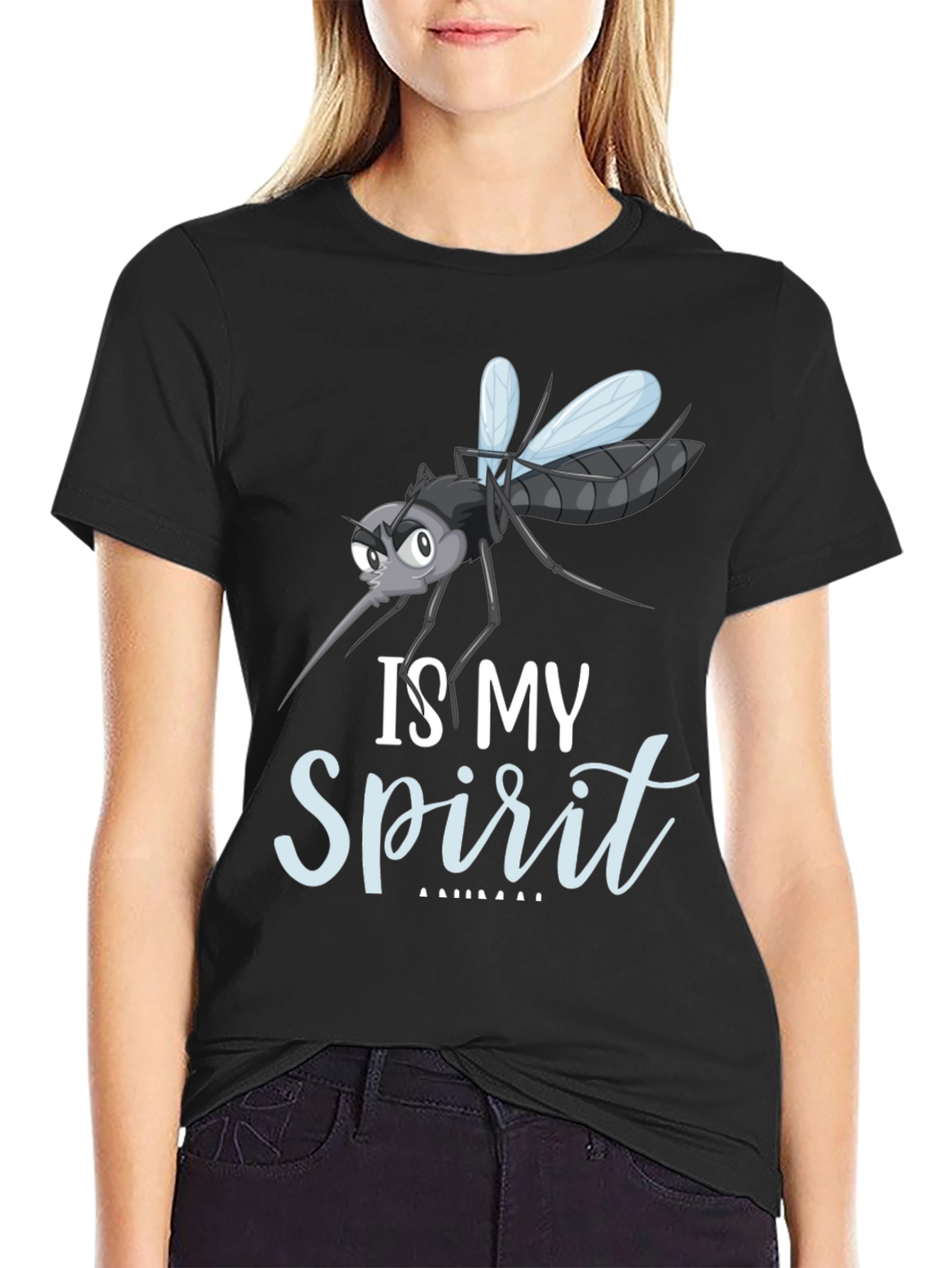Mosquito Spirit Animal Funny Graphic T-Shirt