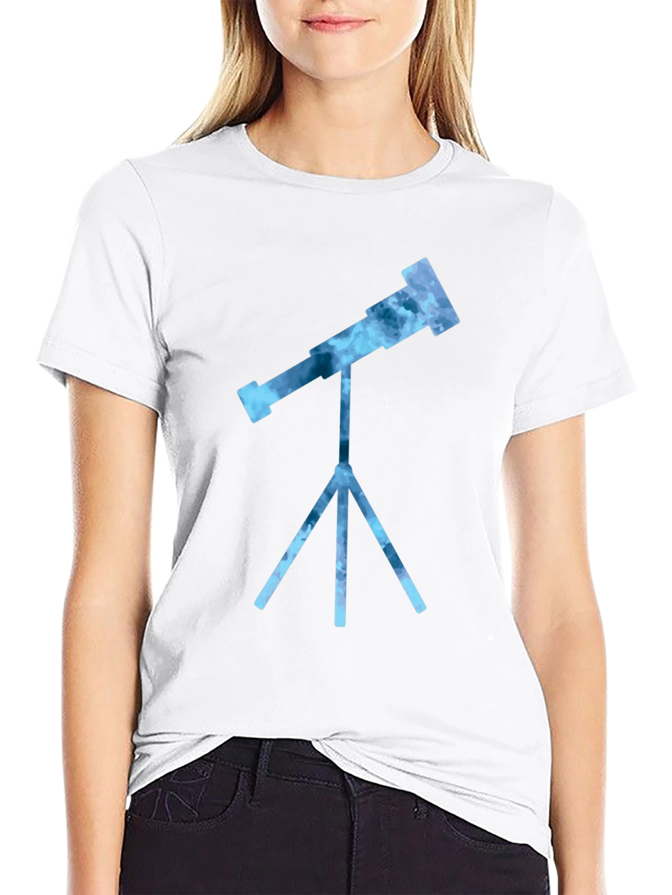 Telescope Graphic Tee - Stargazer Shirt
