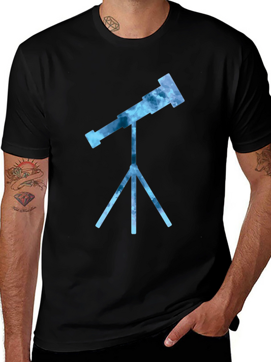 Telescope Graphic Tee - Stargazer Shirt