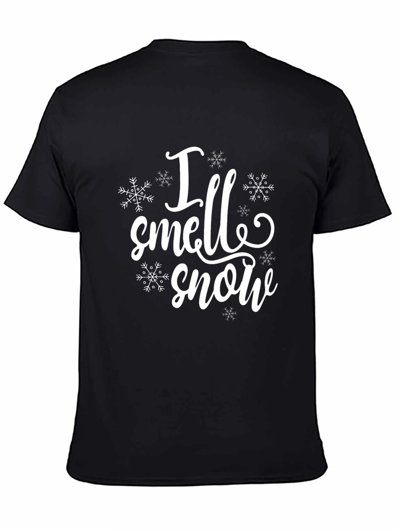 I Smell Snow Graphic T-Shirt - Winter Holiday Apparel