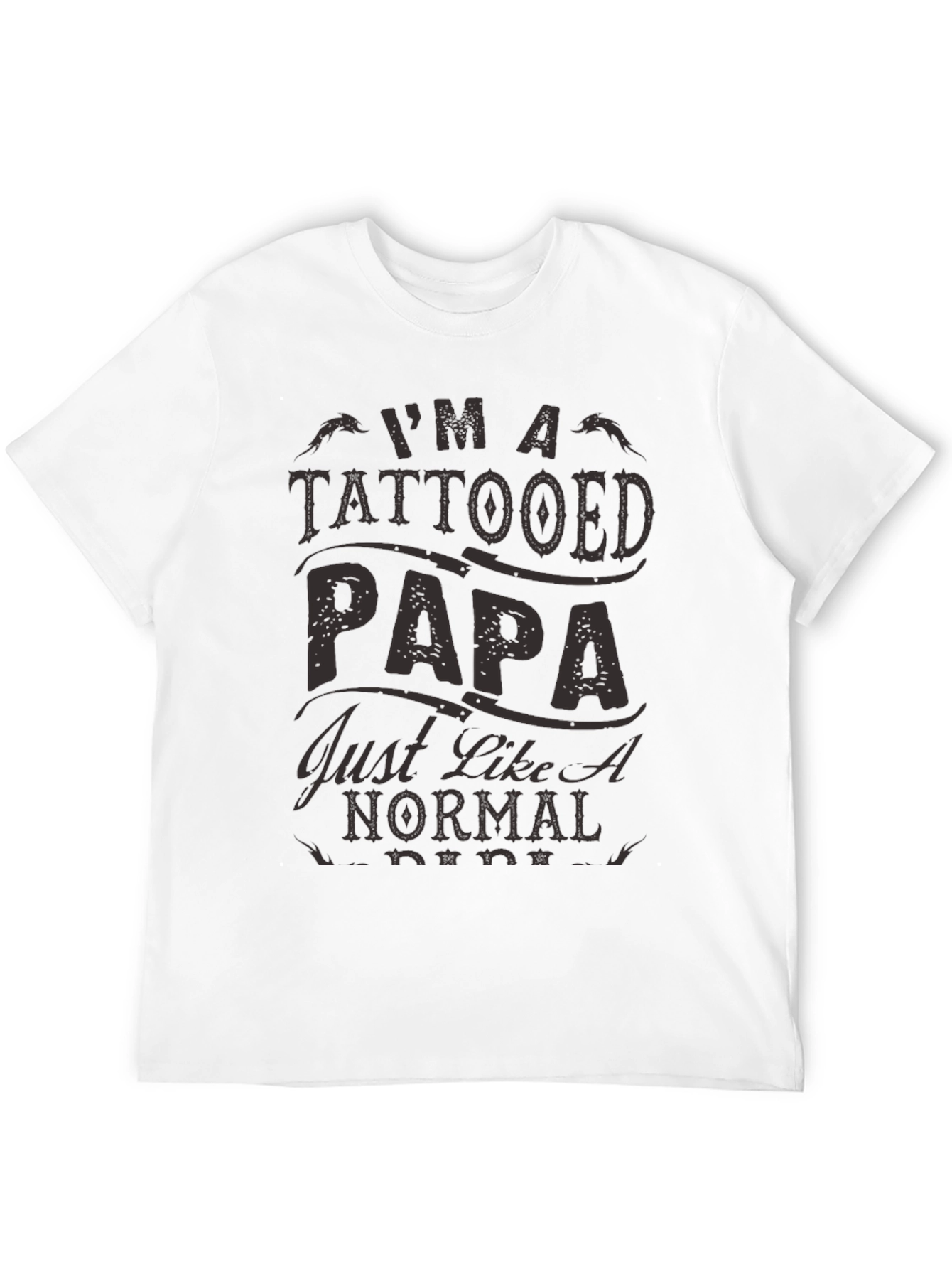 Tattooed Papa Graphic Tee - Fathers Day Gift