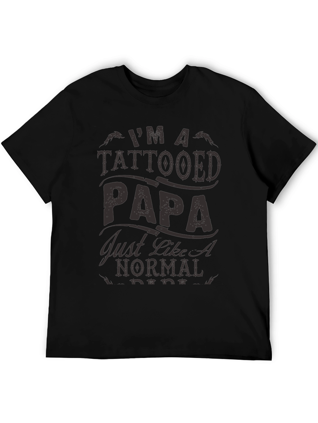 Tattooed Papa Graphic Tee - Fathers Day Gift