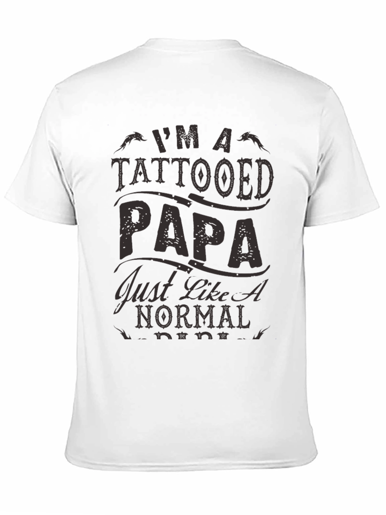 Tattooed Papa Graphic Tee - Fathers Day Gift