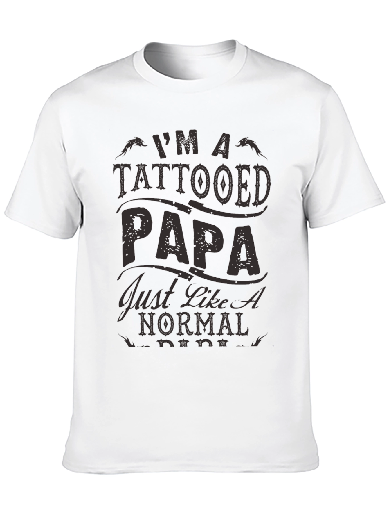 Tattooed Papa Graphic Tee - Fathers Day Gift