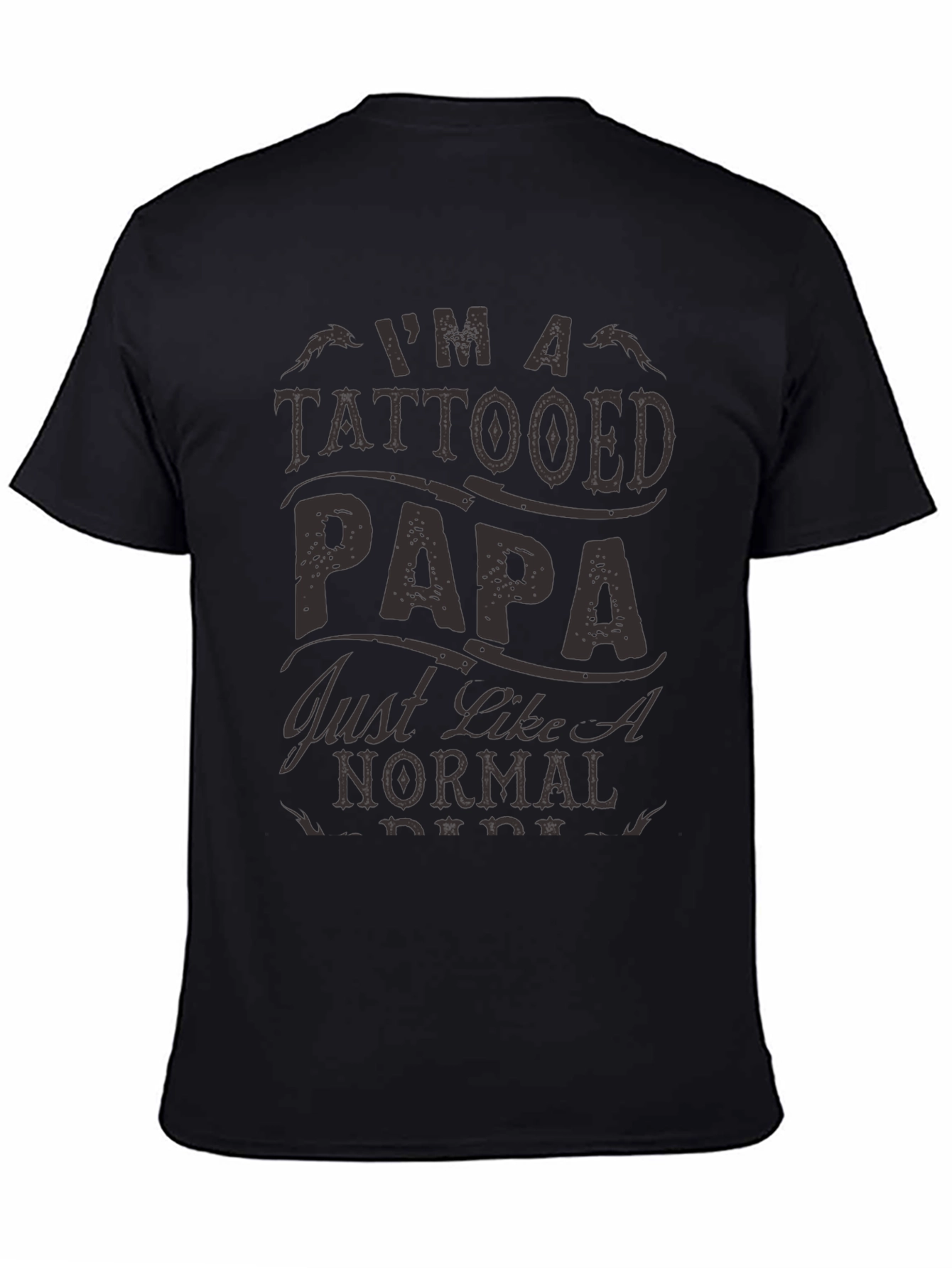 Tattooed Papa Graphic Tee - Fathers Day Gift