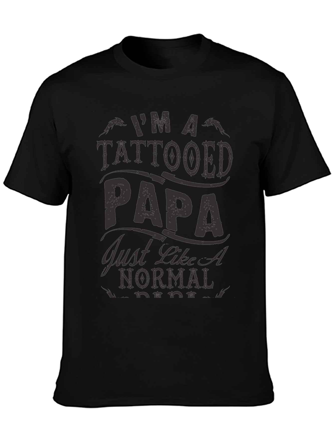 Tattooed Papa Graphic Tee - Fathers Day Gift
