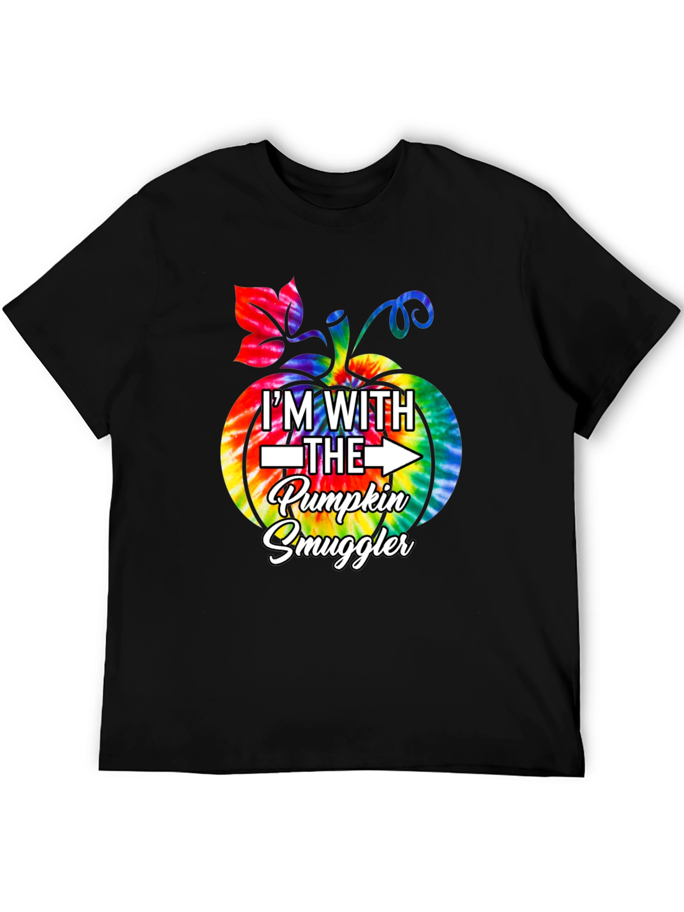 Im With The Pumpkin Smuggler T-Shirt - Black