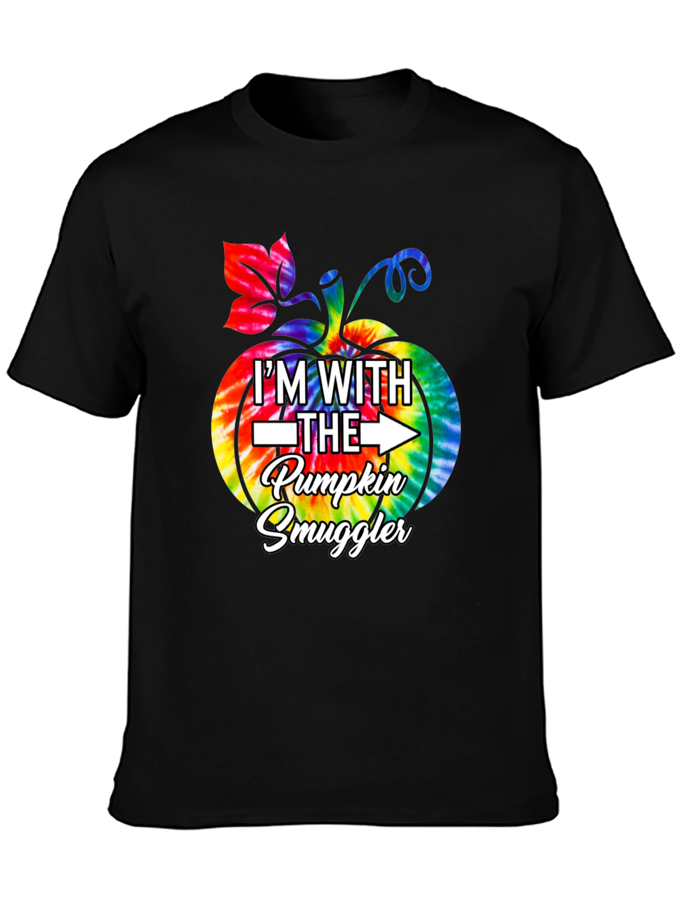 Im With The Pumpkin Smuggler T-Shirt - Black