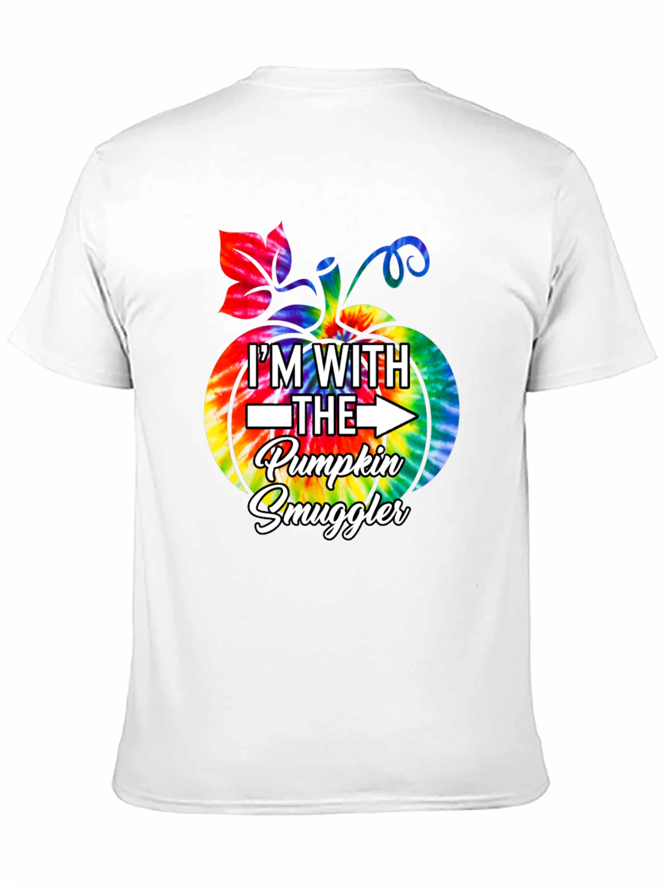 Im With The Pumpkin Smuggler T-Shirt - Black