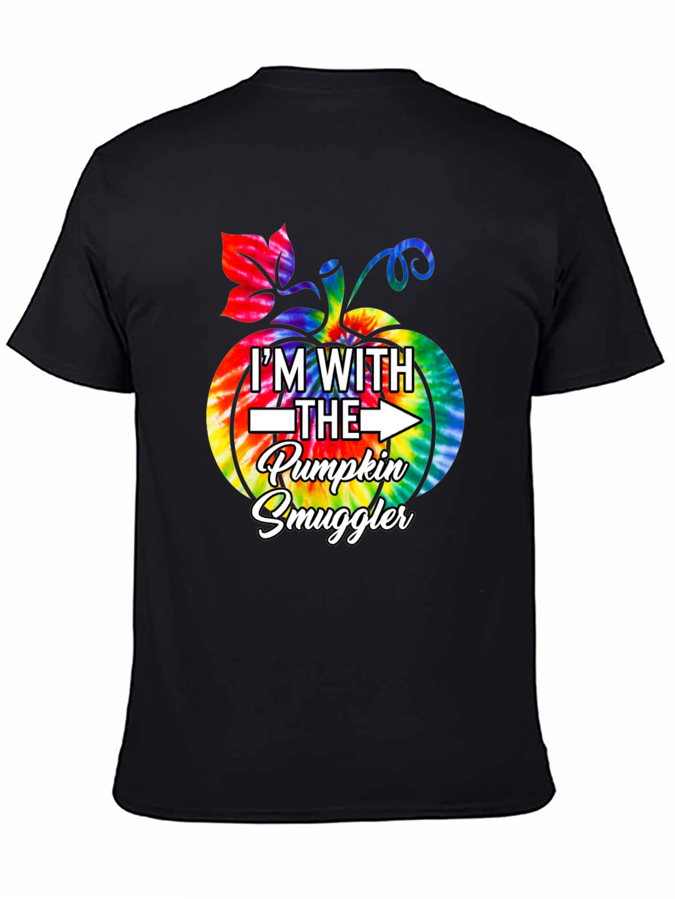 Im With The Pumpkin Smuggler T-Shirt - Black