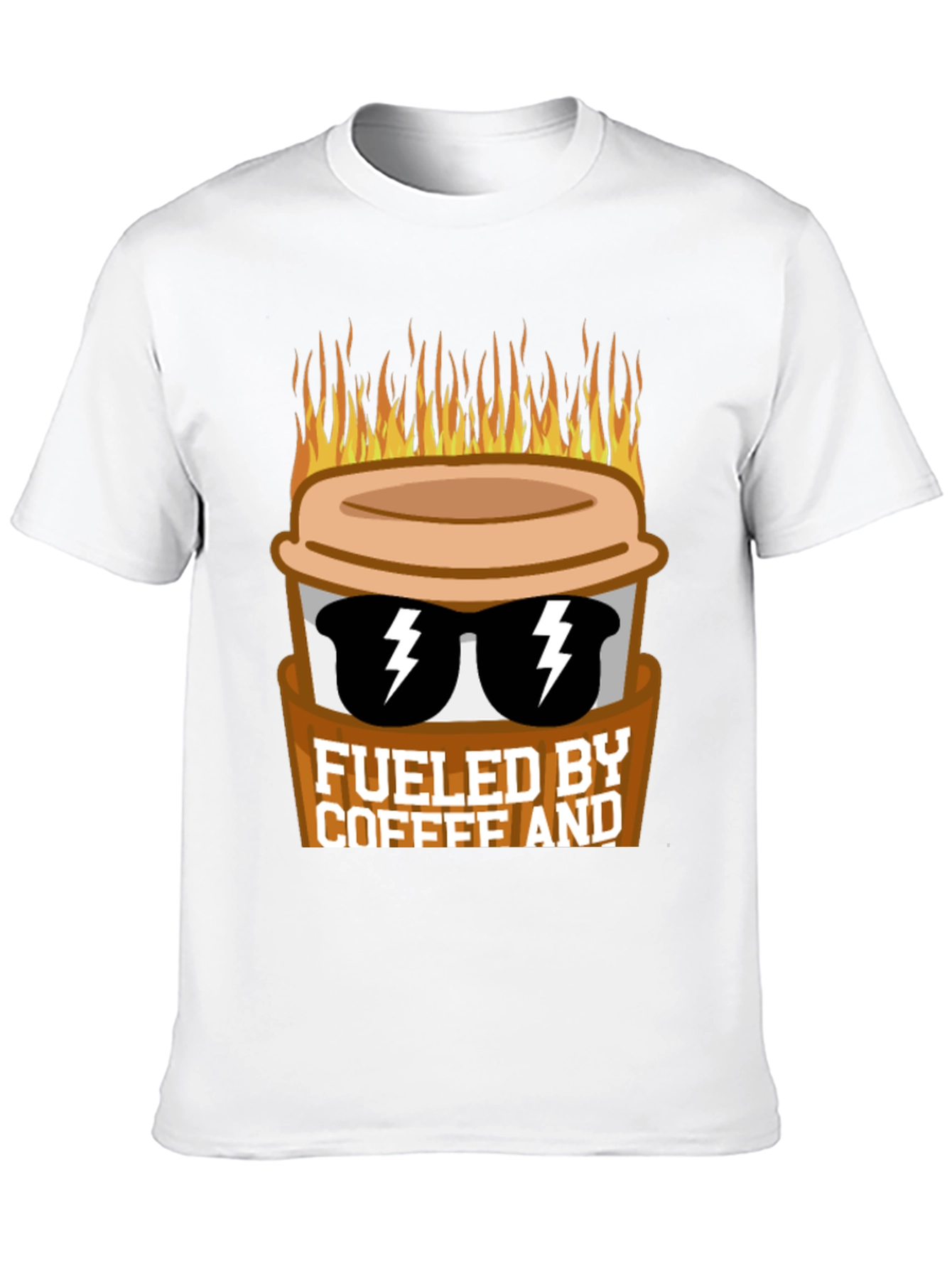 Fueled By Coffee And T-Shirt