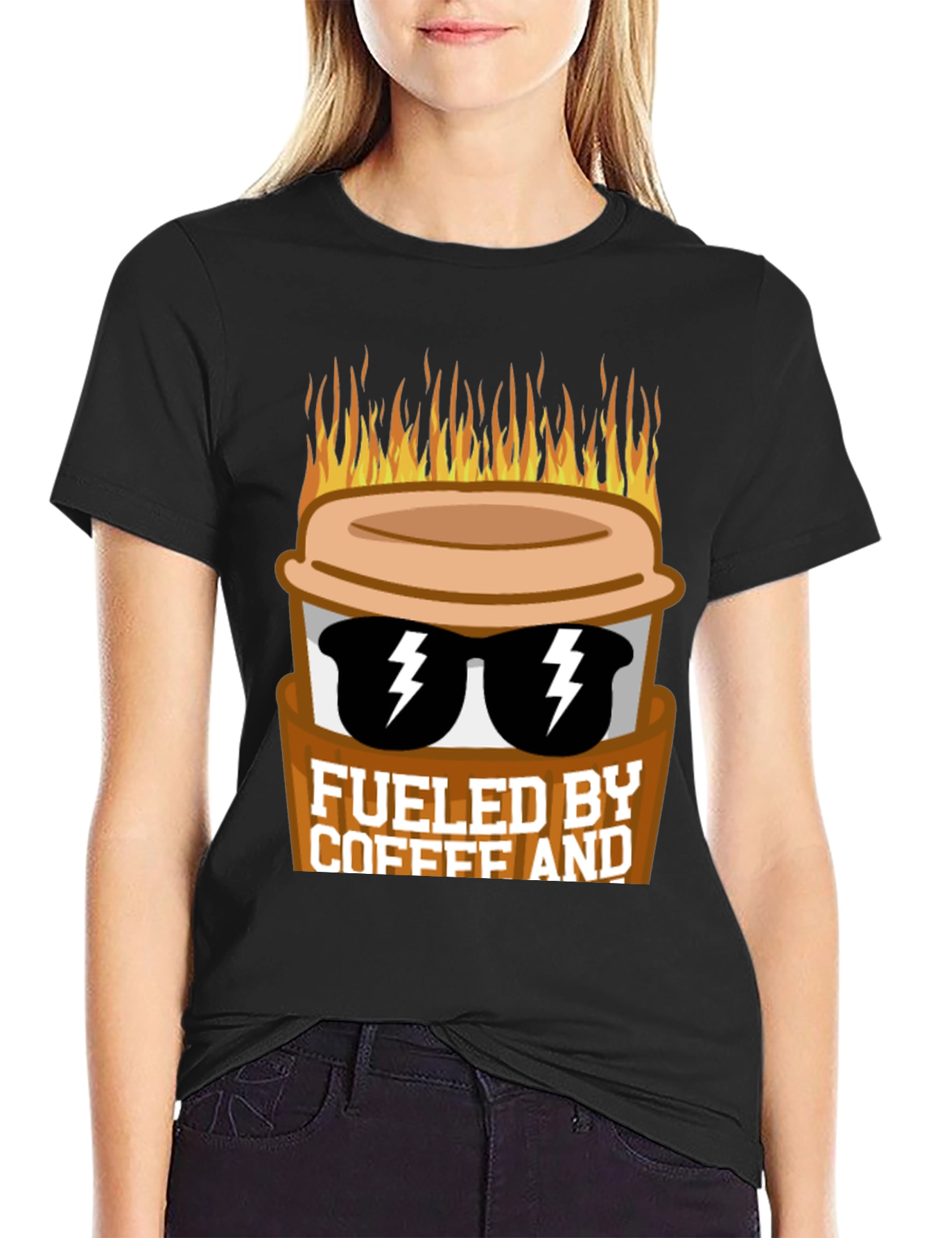 Fueled By Coffee And T-Shirt