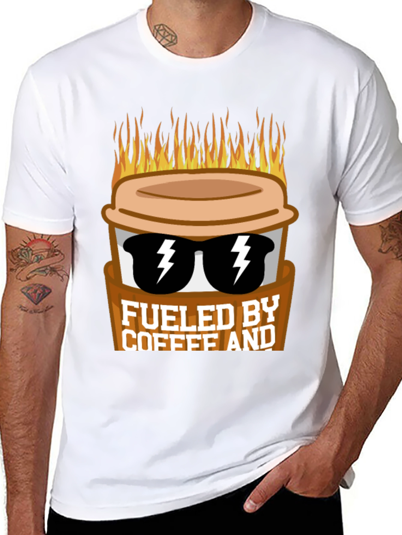 Fueled By Coffee And T-Shirt