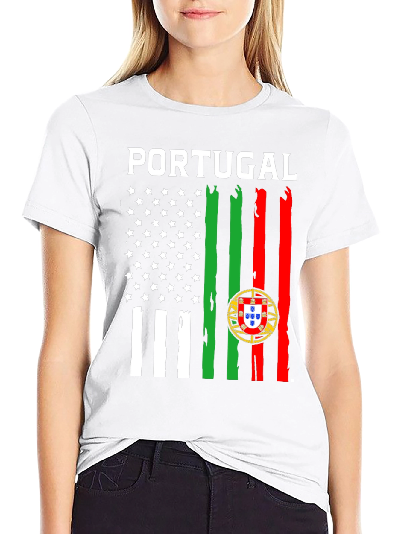 Portugal Flag Graphic T-Shirt