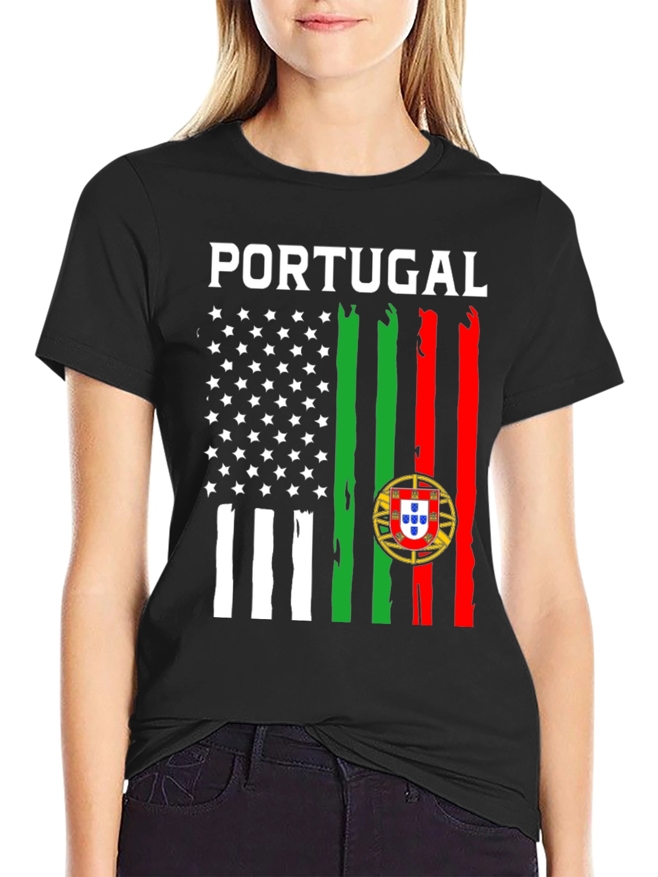 Portugal Flag Graphic T-Shirt