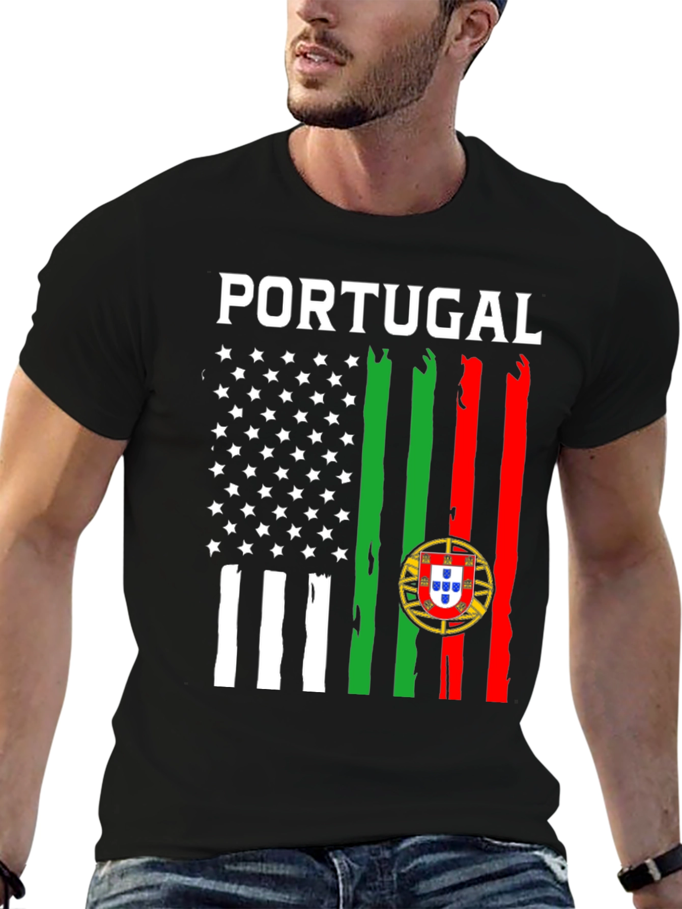 Portugal Flag Graphic T-Shirt
