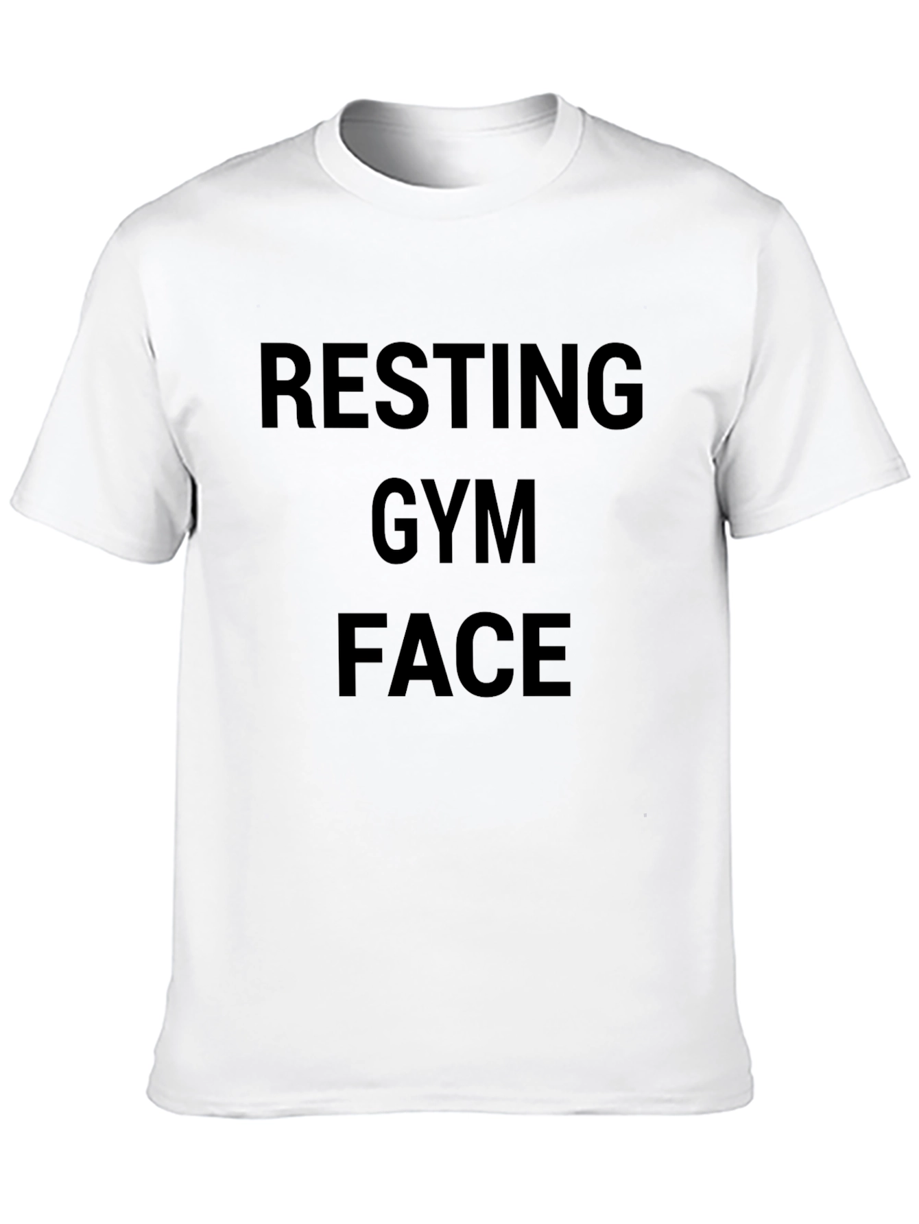 Resting Gym Face Black T-Shirt
