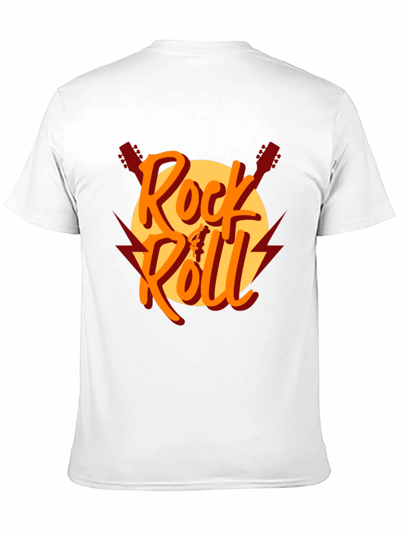 Rock & Roll Graphic Print T-Shirt - Classic Style