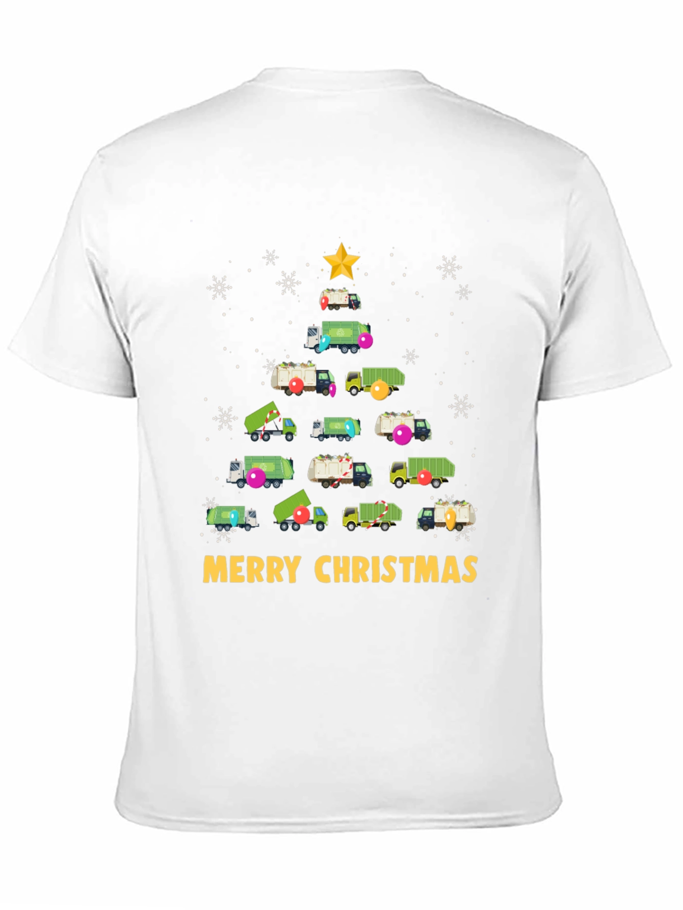 Christmas Garbage Truck Tree T-Shirt
