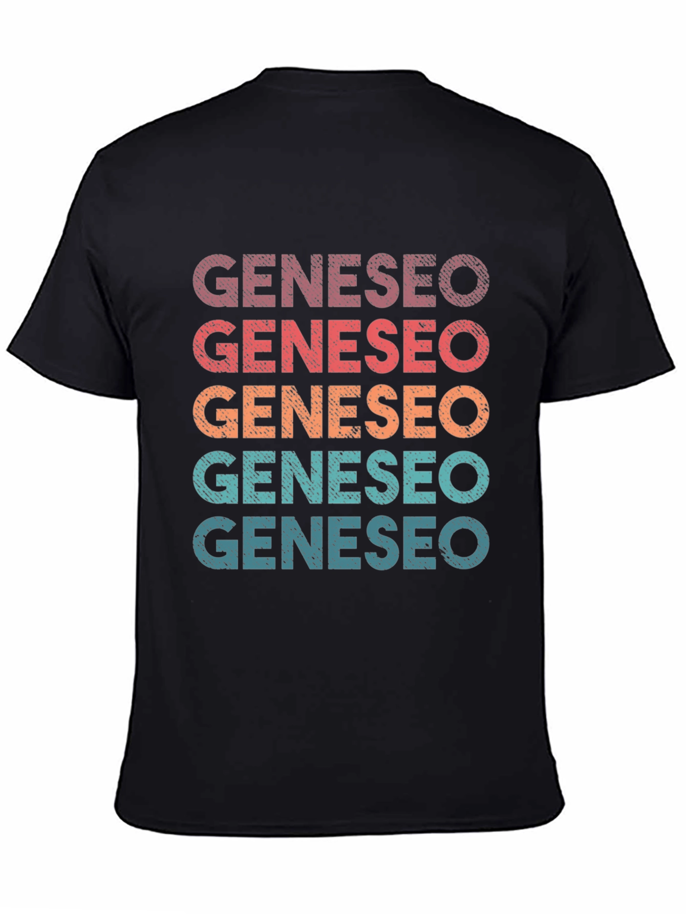 Geneseo Retro Stacked Text Graphic T-Shirt