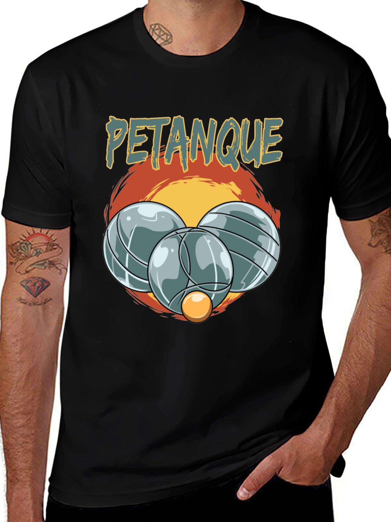Petanque Graphic Tee - Boules Game Shirt