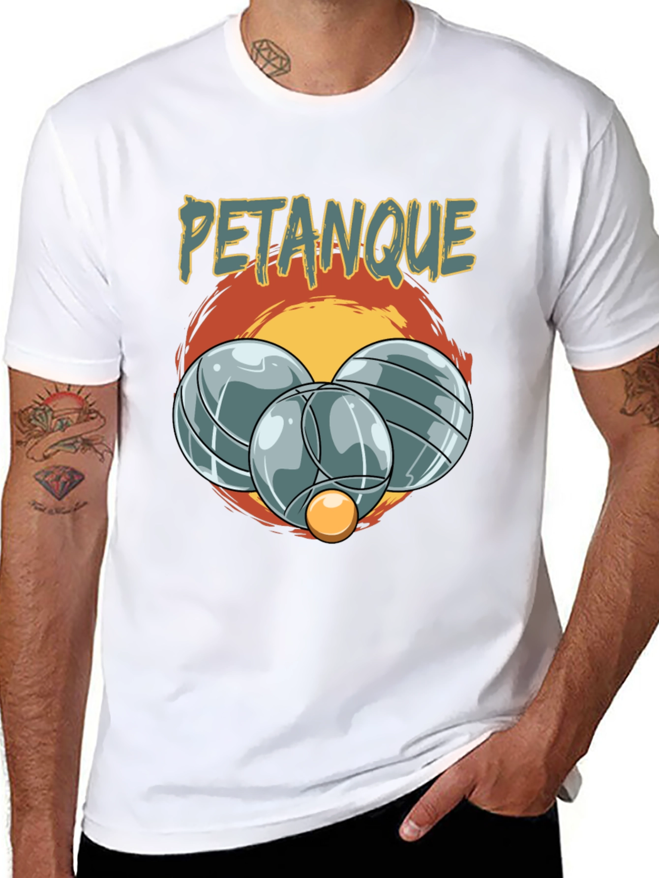 Petanque Graphic Tee - Boules Game Shirt